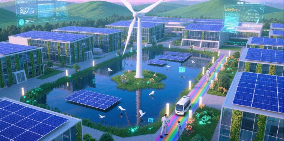 零碳園區(qū)的能源革命:地?zé)?綠電“零碳雙保障”-零碳綜合能源服務(wù)商-地大熱能 零碳園區(qū)的能源革命:地?zé)?綠電“零碳雙保障”-零碳綜合能源服務(wù)商-地大熱能